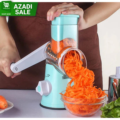 3 in 1 Rotary Vegetables Mandoline/Cutter